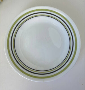 Set of 4 Corelle Garden Sketch Bands Bread and Butter Plates by Corning